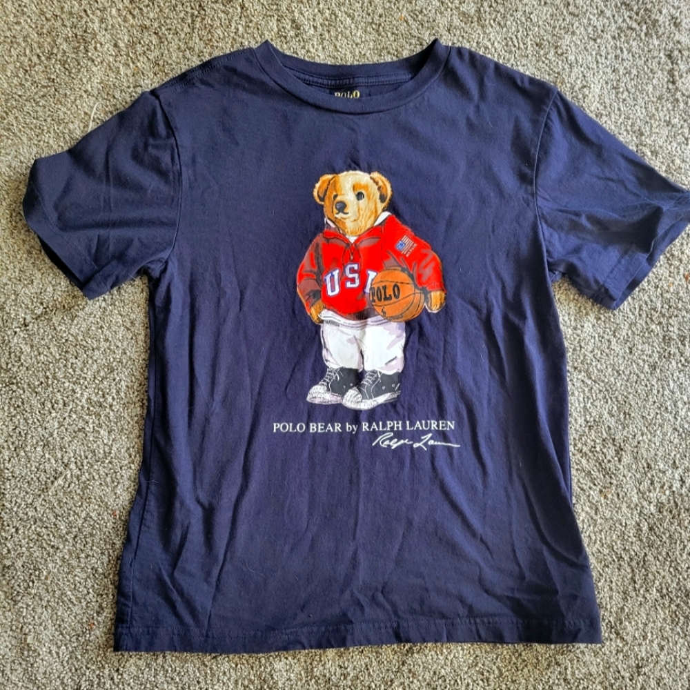 Polo ralph lauren bear tshirt